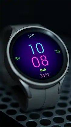 Neon Watch Face screenshot 1