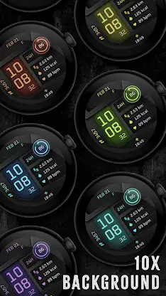 Neon Watch Face screenshot 7