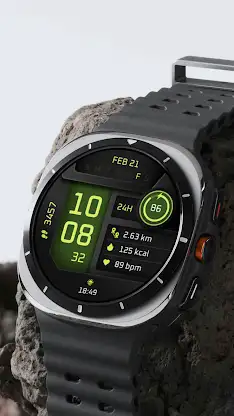 Neon Watch Face screenshot 1