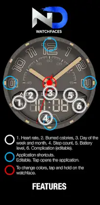 Racer Watchface — NDW054 screenshot 8
