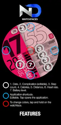 Metric Watchface — NDW056 screenshot 8