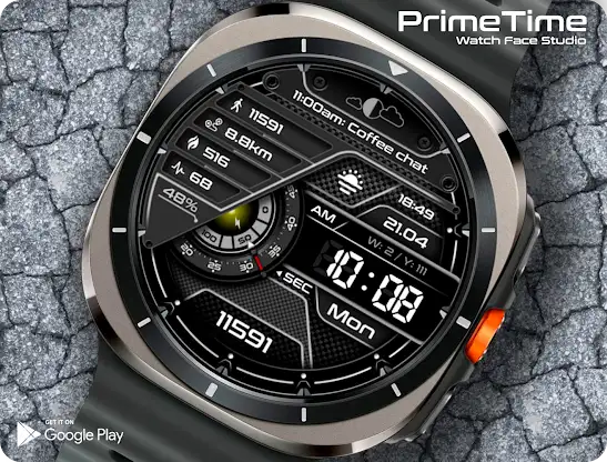 PT03 Digital Watch Face screenshot 1