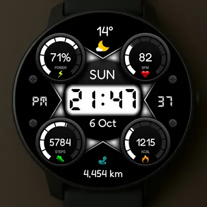 Digital Fuhelin Watch Face screenshot 2