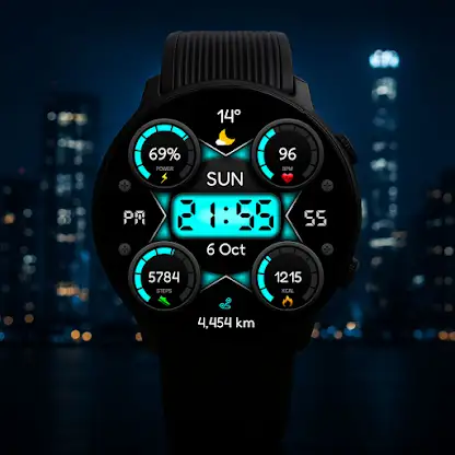 Digital Fuhelin Watch Face screenshot 4