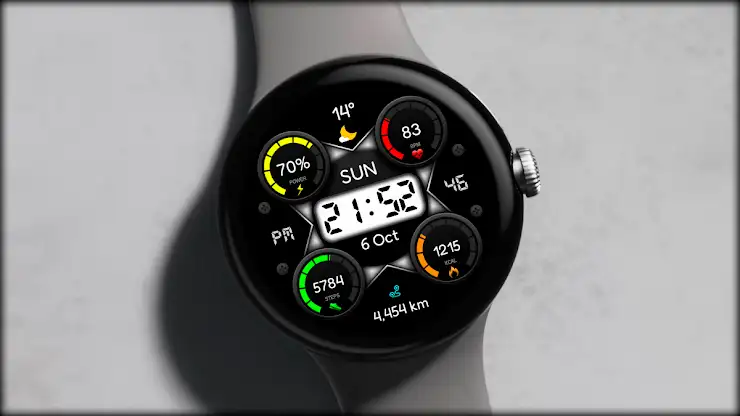 Digital Fuhelin Watch Face screenshot 1