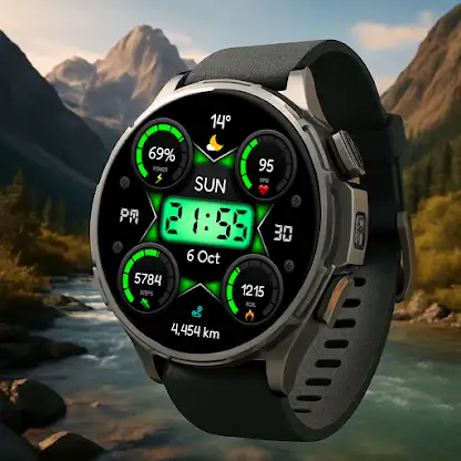 Digital Fuhelin Watch Face screenshot 7