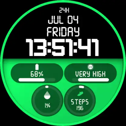 Night 106 - watch face screenshot 2