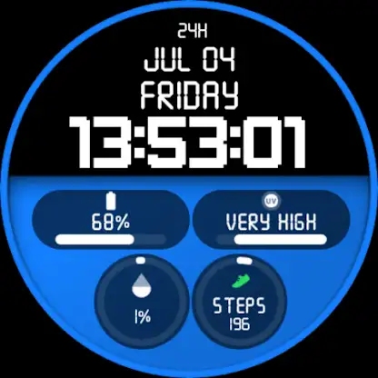 Night 106 - watch face screenshot 4