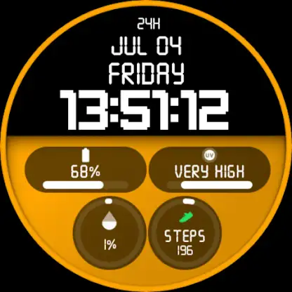 Night 106 - watch face screenshot 3