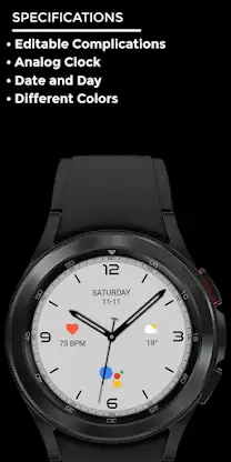 Night 45 - watch face screenshot 4