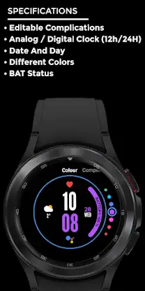 Night 49 - watch face screenshot 4