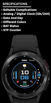 Night 50 - watch face screenshot 4