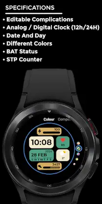 Night 52 - watch face screenshot 4