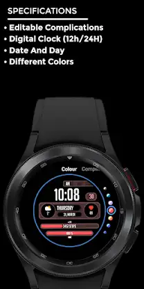 Night 56 - watch face screenshot 4