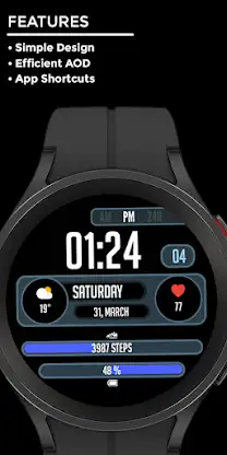 Night 56 - watch face screenshot 2