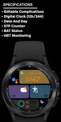 Night 57 - watch face screenshot 4