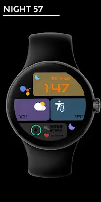 Night 57 - watch face screenshot 1