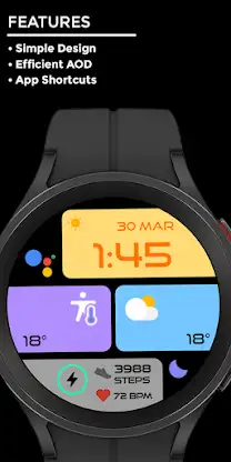 Night 57 - watch face screenshot 2