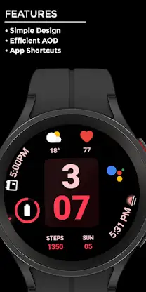 Night 59 - watch face screenshot 2
