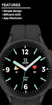 Night 63 - watch face screenshot 2