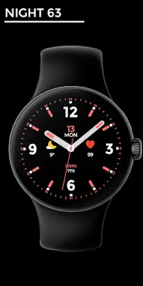 Night 63 - watch face screenshot 1