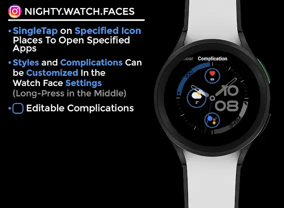 Night 64 - watch face screenshot 6