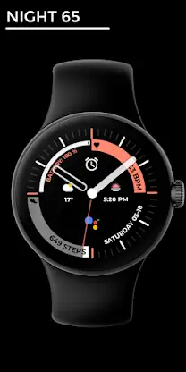 Night 65 - watch face screenshot 1