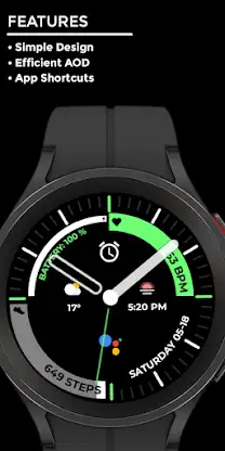 Night 65 - watch face screenshot 2