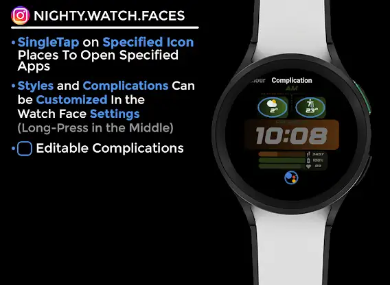 Night 67 - watch face screenshot 6