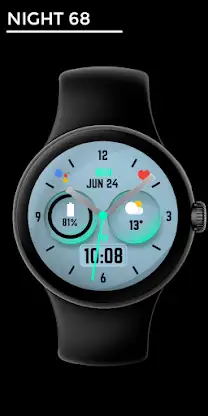 Night 68 - watch face screenshot 1