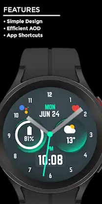 Night 68 - watch face screenshot 2