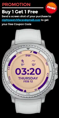 Night Core 02 Digital Watch screenshot 5