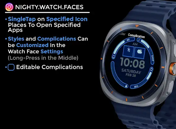 Night Core 02 Digital Watch screenshot 6