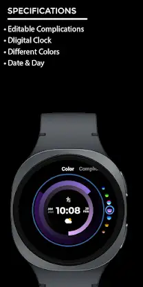 Night Core 08 Digital Face screenshot 4
