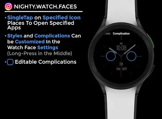 Nightmax - watch face screenshot 6