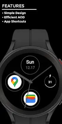 Night Output - watch face screenshot 2