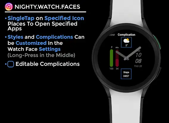 Night Pitch - watch face screenshot 6