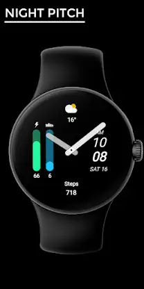 Night Pitch - watch face screenshot 1