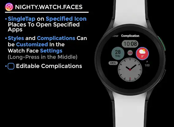 Nightsite - watch face screenshot 6