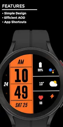 Night ver 07 - watch face screenshot 2
