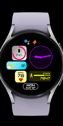 Night ver 08 - watch face screenshot 5