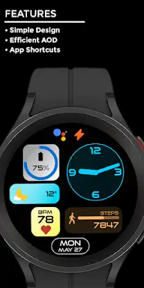 Night ver 08 - watch face screenshot 2