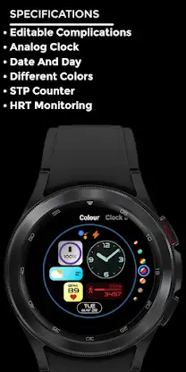 Night ver 08 - watch face screenshot 4