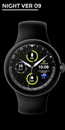 Night ver 09 - watch face screenshot 1