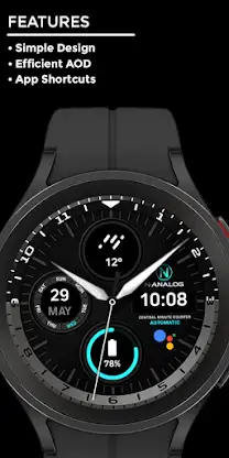 Night ver 09 - watch face screenshot 2