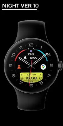 Night ver 10 - watch face screenshot 1