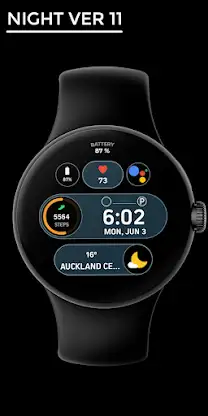 Night ver 11 - watch face screenshot 1