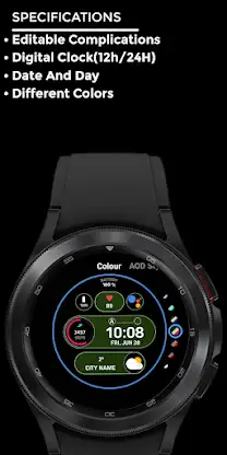 Night ver 11 - watch face screenshot 4