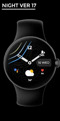 Night ver 17 - watch face screenshot 1
