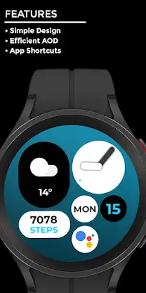Night ver 18 - watch face screenshot 2